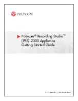 Preview for 1 page of Polycom PRS 2000 Getting Started Manual