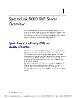 Preview for 9 page of Polycom SpectraLink 8000 System Administration Manual