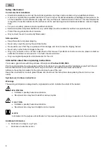 Preview for 8 page of Pontec PonDuett 3000 Operating Instructions Manual