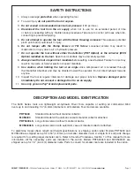 Preview for 3 page of Pop MCS5400 Operator And  Maintenance Manual