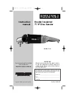 Preview for 1 page of Porter-Cable 7414 Instruction Manual