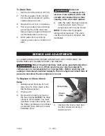 Preview for 14 page of Porter-Cable C2001 Instruction Manual