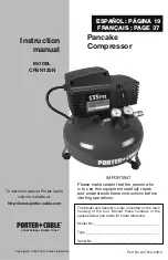 Porter-Cable CFBN125N Instruction Manual preview