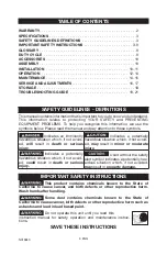 Preview for 2 page of Porter-Cable CPFC2TV3525VP Instruction Manual