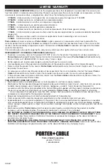 Preview for 10 page of Porter-Cable PTS10 Instruction Manual