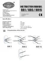 Portos RR1 Instruction Manual preview