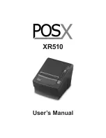 Preview for 1 page of POS-X XR510 User Manual