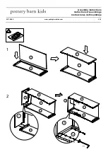 Preview for 5 page of pottery barn kids ANGLED BOOKCASE Assembly Instructions Manual