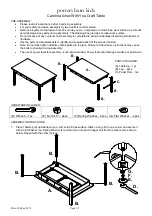 pottery barn kids Carolina Grow With You Craft Assembly Instructions preview