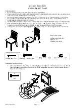 pottery barn kids CAROLINA KID CHAIR Assembly Instructions preview