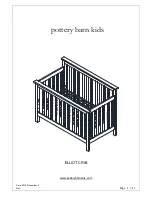 Preview for 1 page of pottery barn kids ELLIOT CRIB Quick Start Manual