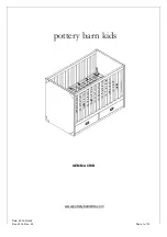 pottery barn kids GEMMA CRIB Quick Start Manual preview