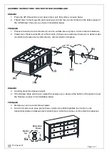 Preview for 3 page of pottery barn kids Georgia Cane XW Dresser Manual