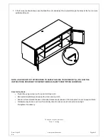 Preview for 8 page of Pottery Barn LOGAN LARGE TV STAND Assembly Instruction Manual