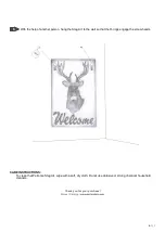 Preview for 3 page of Pottery Barn Welcome Stag Art Mounting Instructions