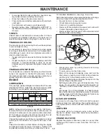 Preview for 17 page of Poulan Pro 191794 Owner'S Manual