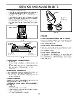 Preview for 23 page of Poulan Pro 191794 Owner'S Manual