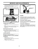 Preview for 23 page of Poulan Pro 191920 Owner'S Manual