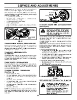 Preview for 22 page of Poulan Pro 191984 Owner'S Manual