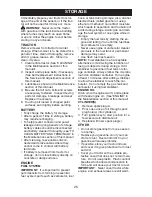 Preview for 25 page of Poulan Pro 193282 Troubleshooting Manual