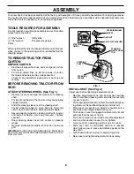 Preview for 6 page of Poulan Pro 194993 Operator'S Manual