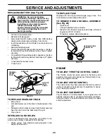 Preview for 23 page of Poulan Pro 194993 Operator'S Manual