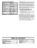 Preview for 4 page of Poulan Pro 195021 Operator'S Manual