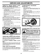 Preview for 22 page of Poulan Pro 195021 Operator'S Manual