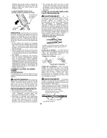 Preview for 49 page of Poulan Pro 1950LE, 1975LE, 2055LE, 2050LE, 2075LE, 2150LE, 2155LE, 2175LE, 2350LE, 2375LE, 2150PR Instruction Manual