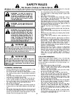 Preview for 2 page of Poulan Pro 196085 Operator'S Manual