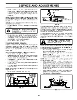 Preview for 21 page of Poulan Pro 196712 Operator'S Manual