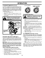 Preview for 12 page of Poulan Pro 197022 Operator'S Manual