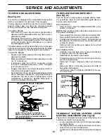 Preview for 21 page of Poulan Pro 197022 Operator'S Manual