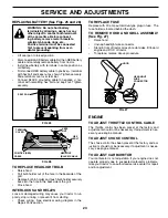 Preview for 23 page of Poulan Pro 197022 Operator'S Manual