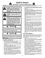 Preview for 2 page of Poulan Pro 197418 Operator'S Manual