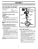 Preview for 6 page of Poulan Pro 197418 Operator'S Manual