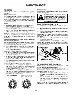 Preview for 16 page of Poulan Pro 197418 Operator'S Manual