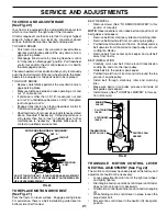 Preview for 21 page of Poulan Pro 197418 Operator'S Manual