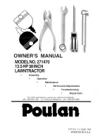 Preview for 1 page of Poulan Pro 2000-11 Owner'S Manual