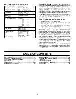 Preview for 4 page of Poulan Pro 279370 Owner'S Manual