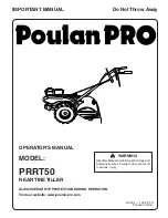 Poulan Pro 401434 Operator'S Manual preview