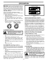 Preview for 11 page of Poulan Pro 402557 Operator'S Manual