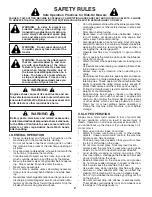 Preview for 2 page of Poulan Pro 402938 Operator'S Manual