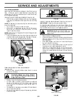 Preview for 20 page of Poulan Pro 402993 Operator'S Manual