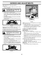 Preview for 20 page of Poulan Pro 403808 Operator'S Manual