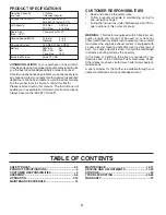 Preview for 4 page of Poulan Pro 404402 Operator'S Manual