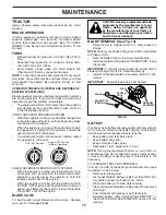 Preview for 15 page of Poulan Pro 404402 Operator'S Manual