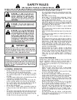 Preview for 2 page of Poulan Pro 405327 Operator'S Manual