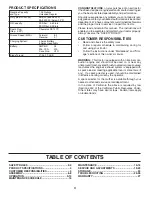 Preview for 4 page of Poulan Pro 405327 Operator'S Manual