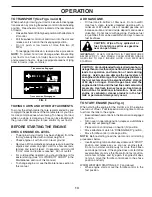 Preview for 13 page of Poulan Pro 405327 Operator'S Manual